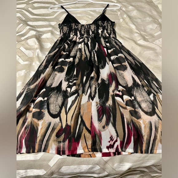 SEXY strappy mini feather flowy dress - XS - Picture 6 of 6